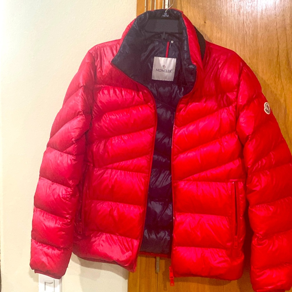 Moncler red jacket